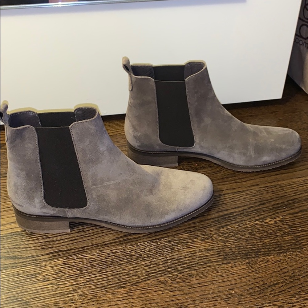 Grey Low Boots